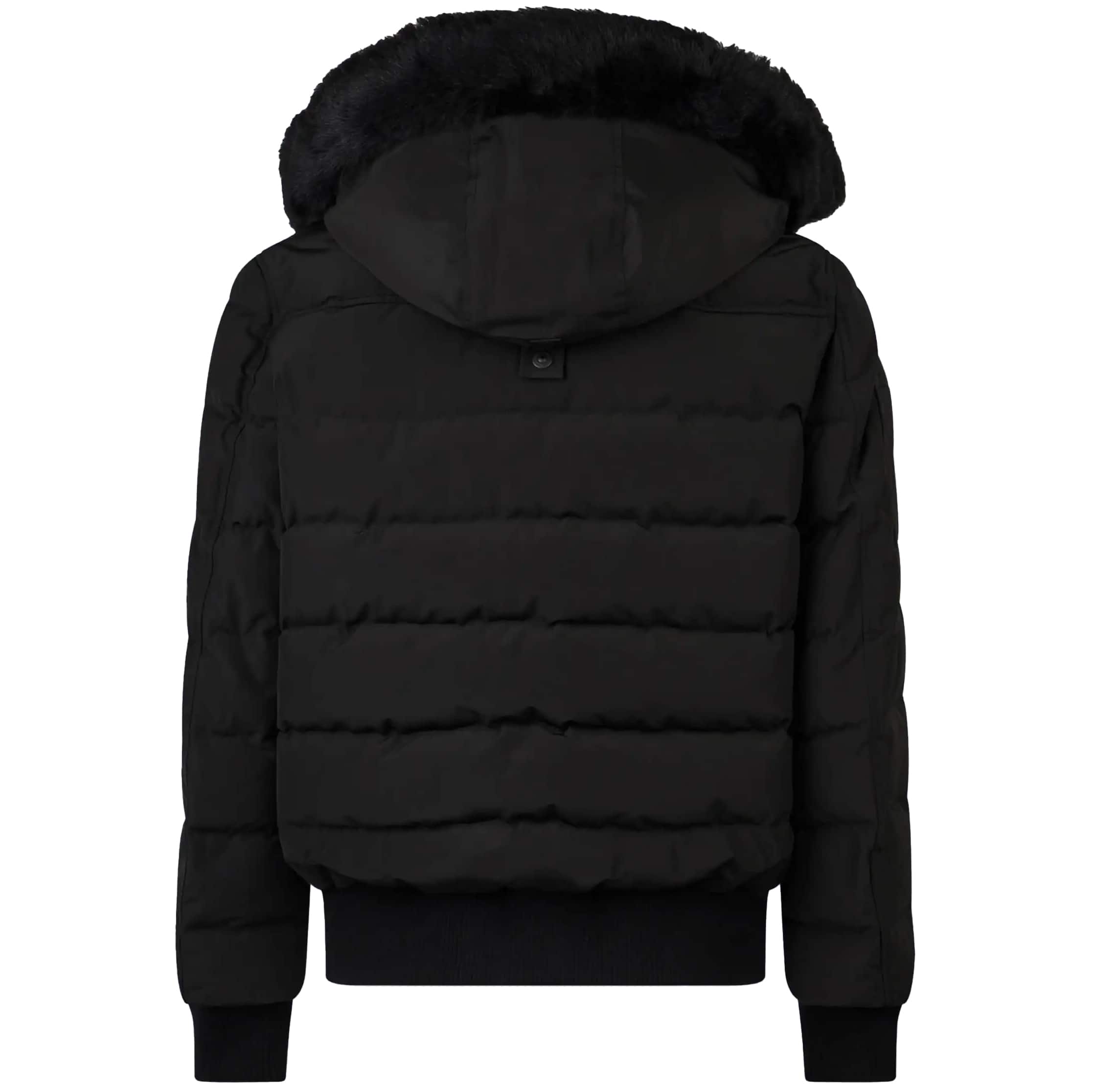 MOOSE KNUCKLES ONYX SCOTCHTOWN SHEARLING BOMBER JACKET