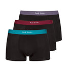 PAUL SMITH 3 PACK CONTRAST WAISTBAND TRUNKS