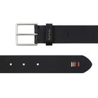 PAUL SMITH ARTIST STRIPE STITCH LEATHER BELT