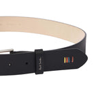 PAUL SMITH ARTIST STRIPE STITCH LEATHER BELT