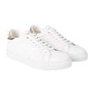 PAUL SMITH BECK SIGNATURE STRIPE HEEL LEATHER TRAINERS