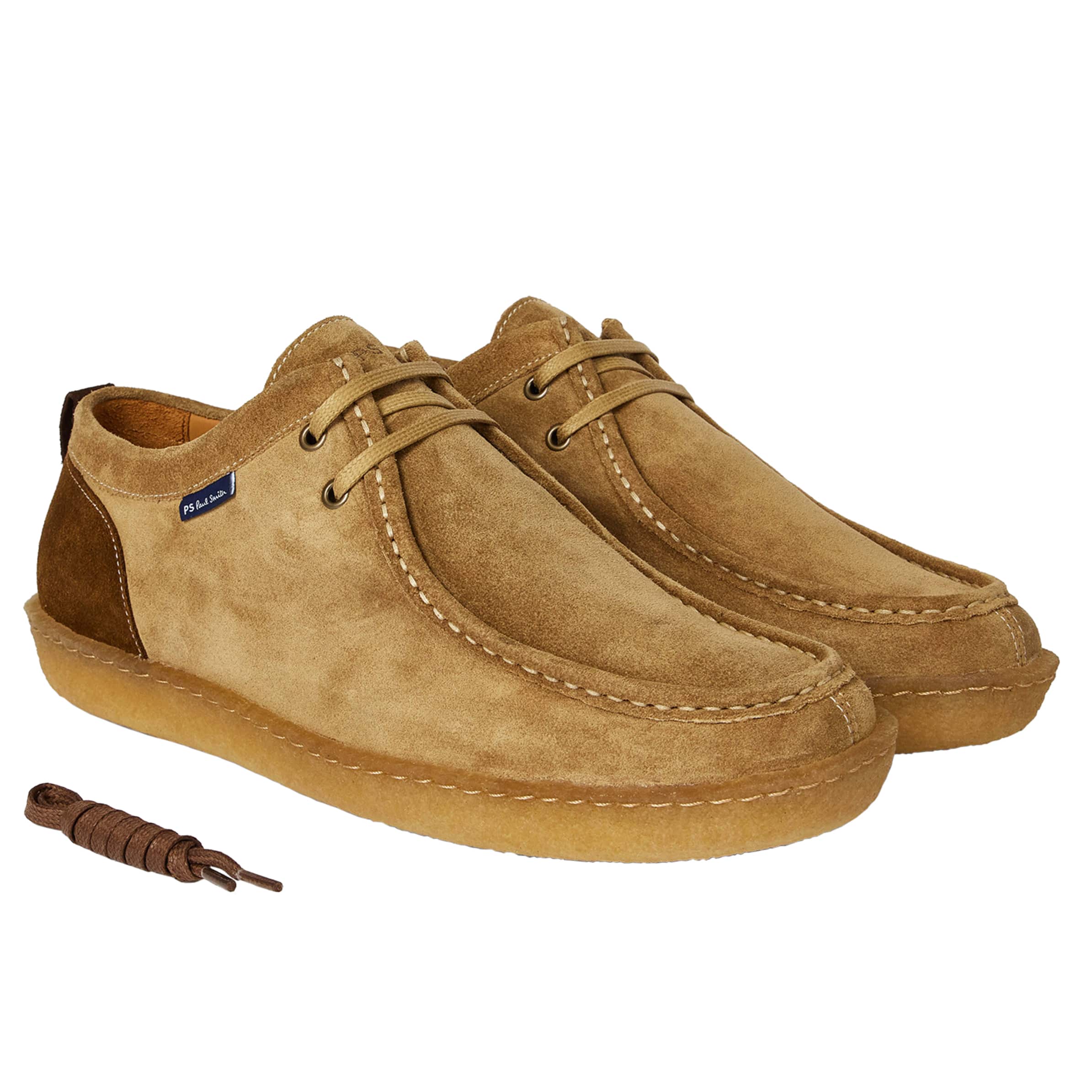 PAUL SMITH BUSTER MOCCASIN SUEDE BOOTS