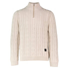 PAUL SMITH CABLE KNIT ZIP-NECK JUMPER