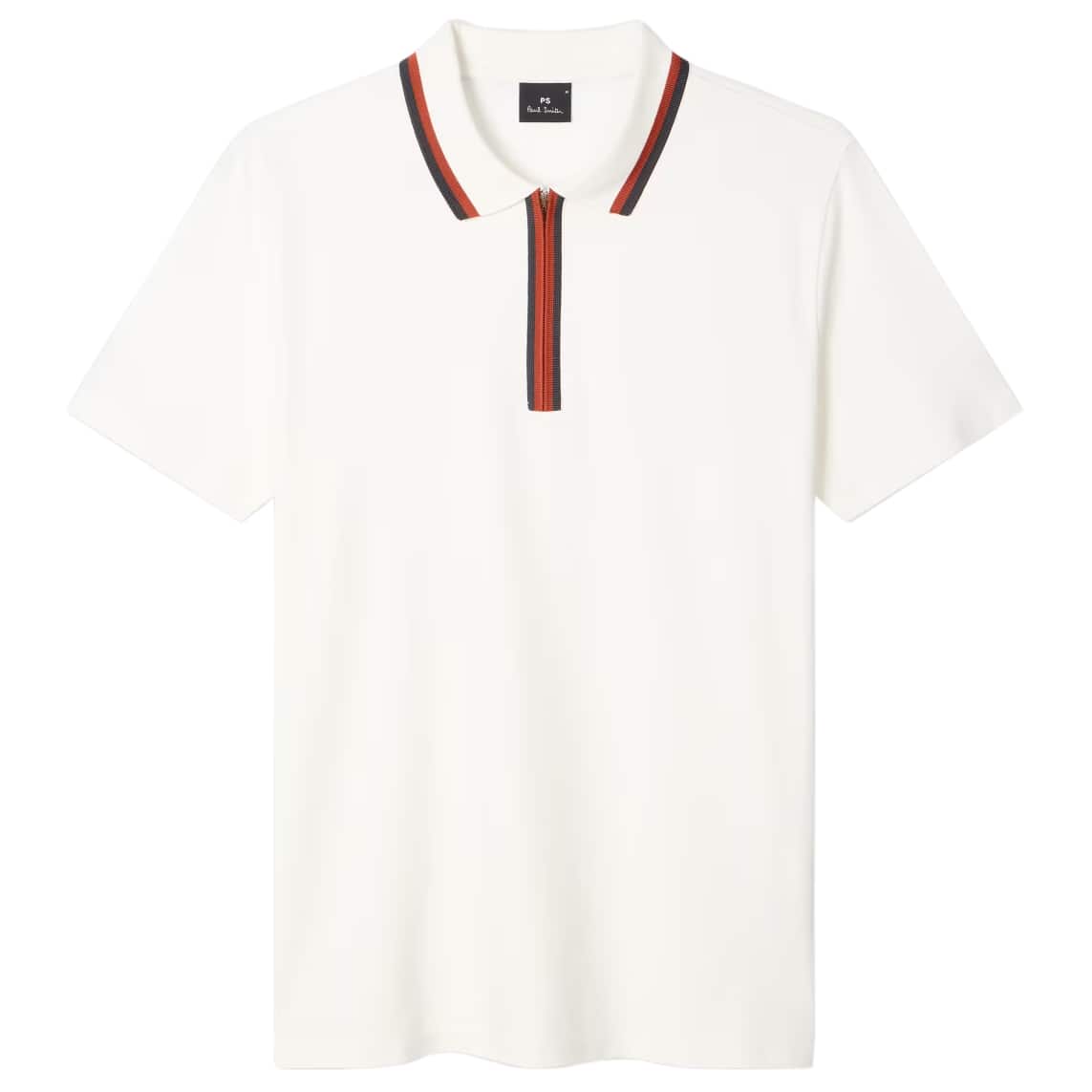 PAUL SMITH CONTRAST TIPPING POLO SHIRT