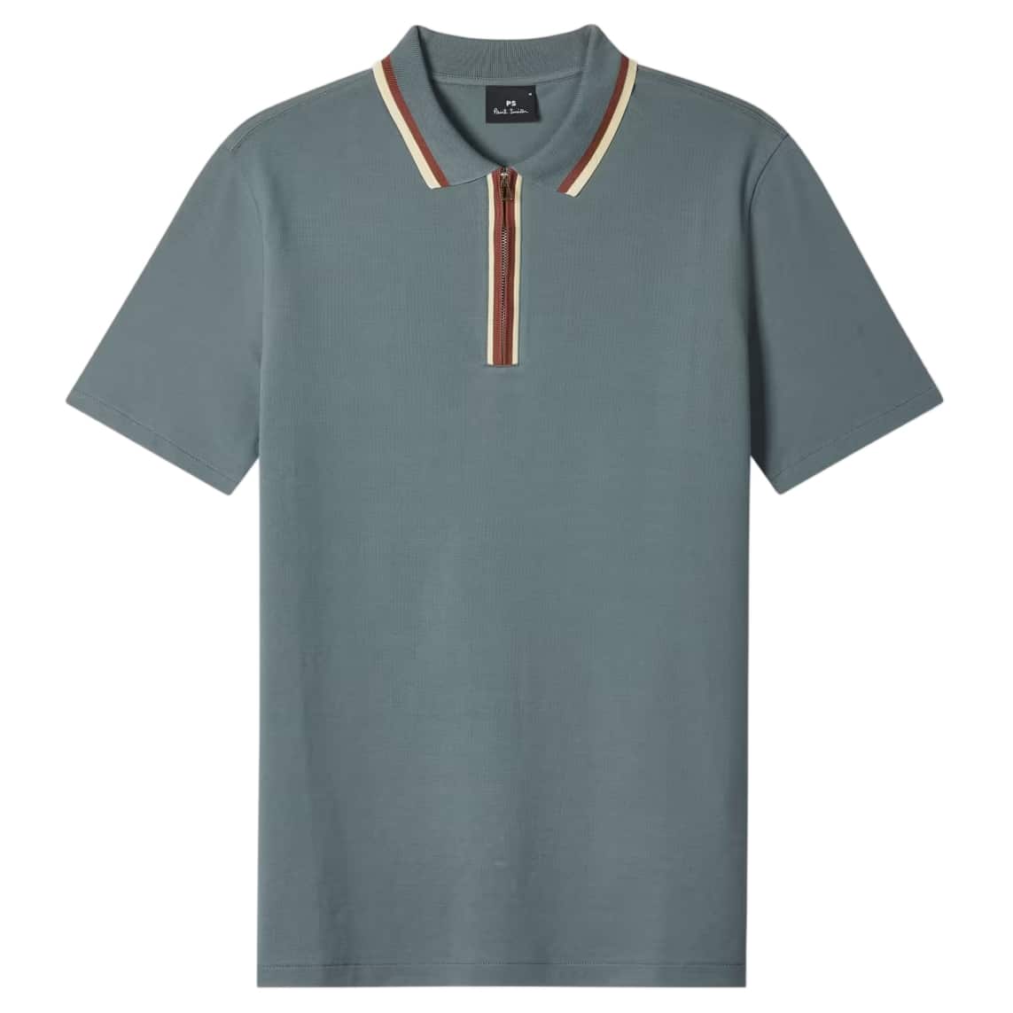 PAUL SMITH CONTRAST TIPPING POLO SHIRT