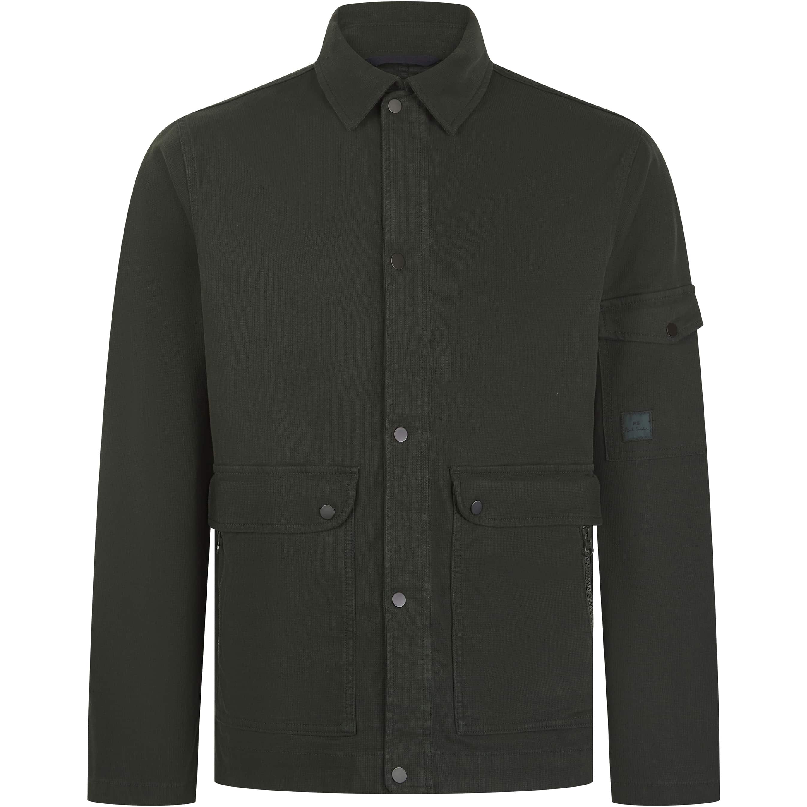 PAUL SMITH COTTON ZIP POCKET OVERSHIRT