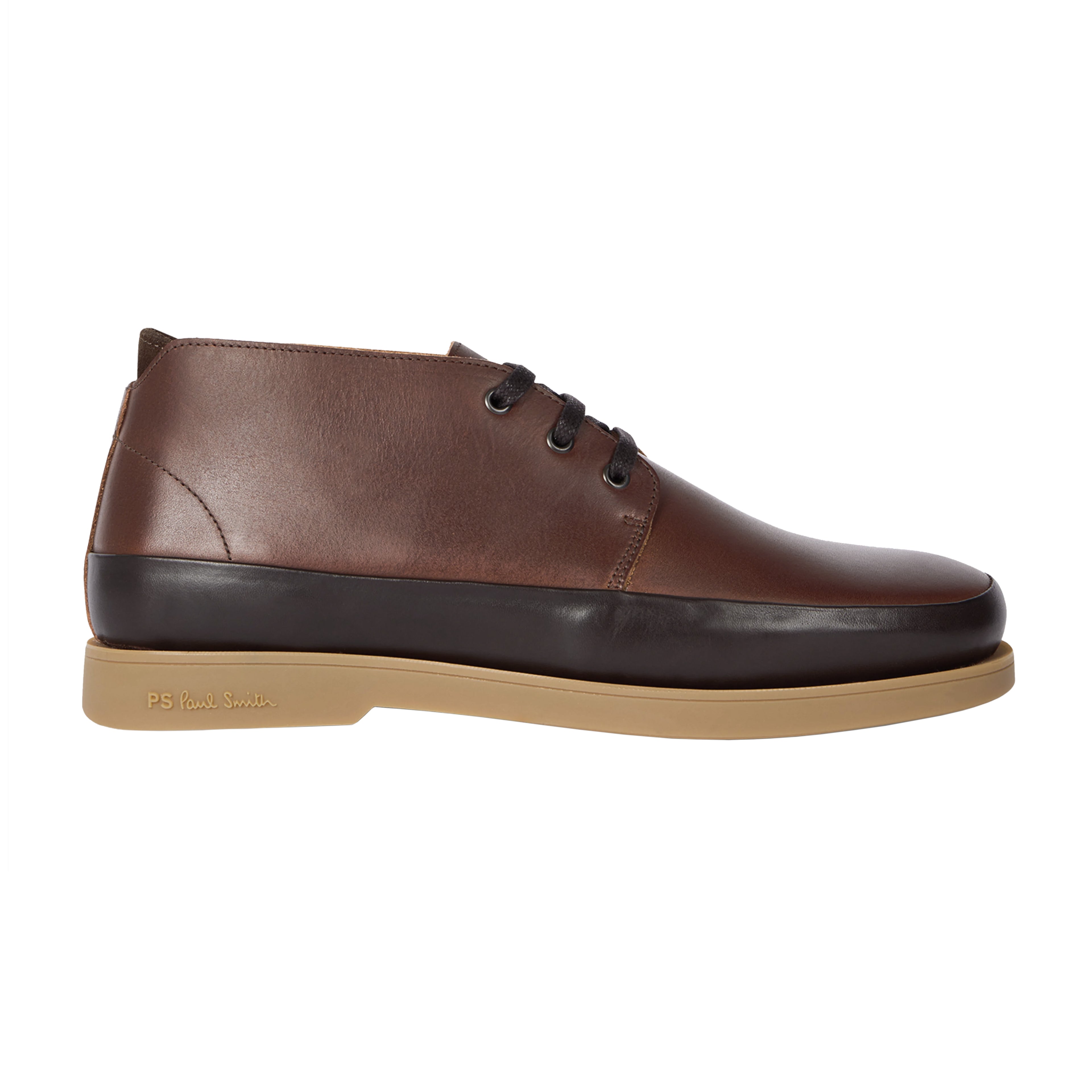 PAUL SMITH CRANE LEATHER CHUKKA BOOTS