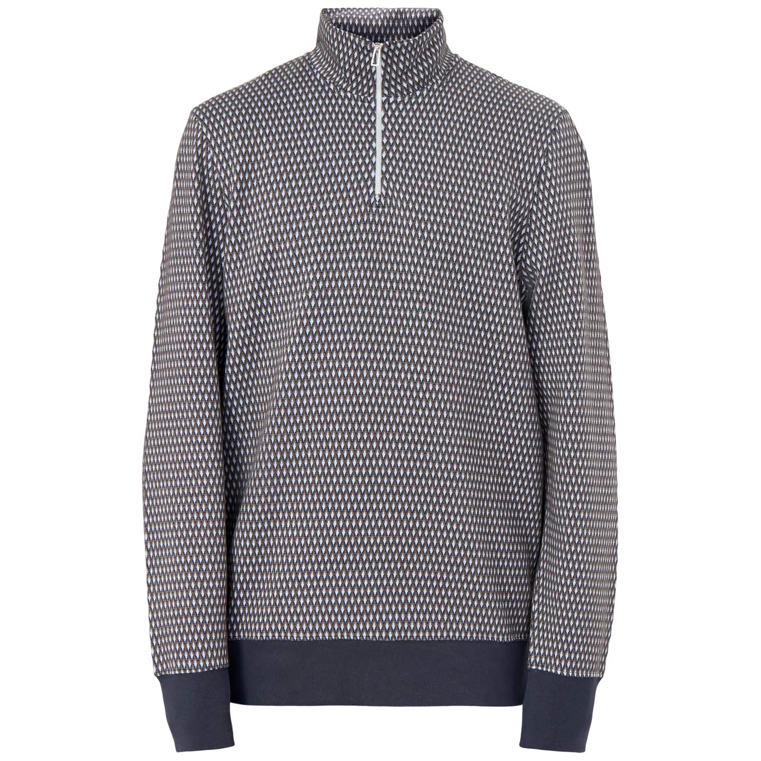 PAUL SMITH DIAMOND HALF ZIP JUMPER