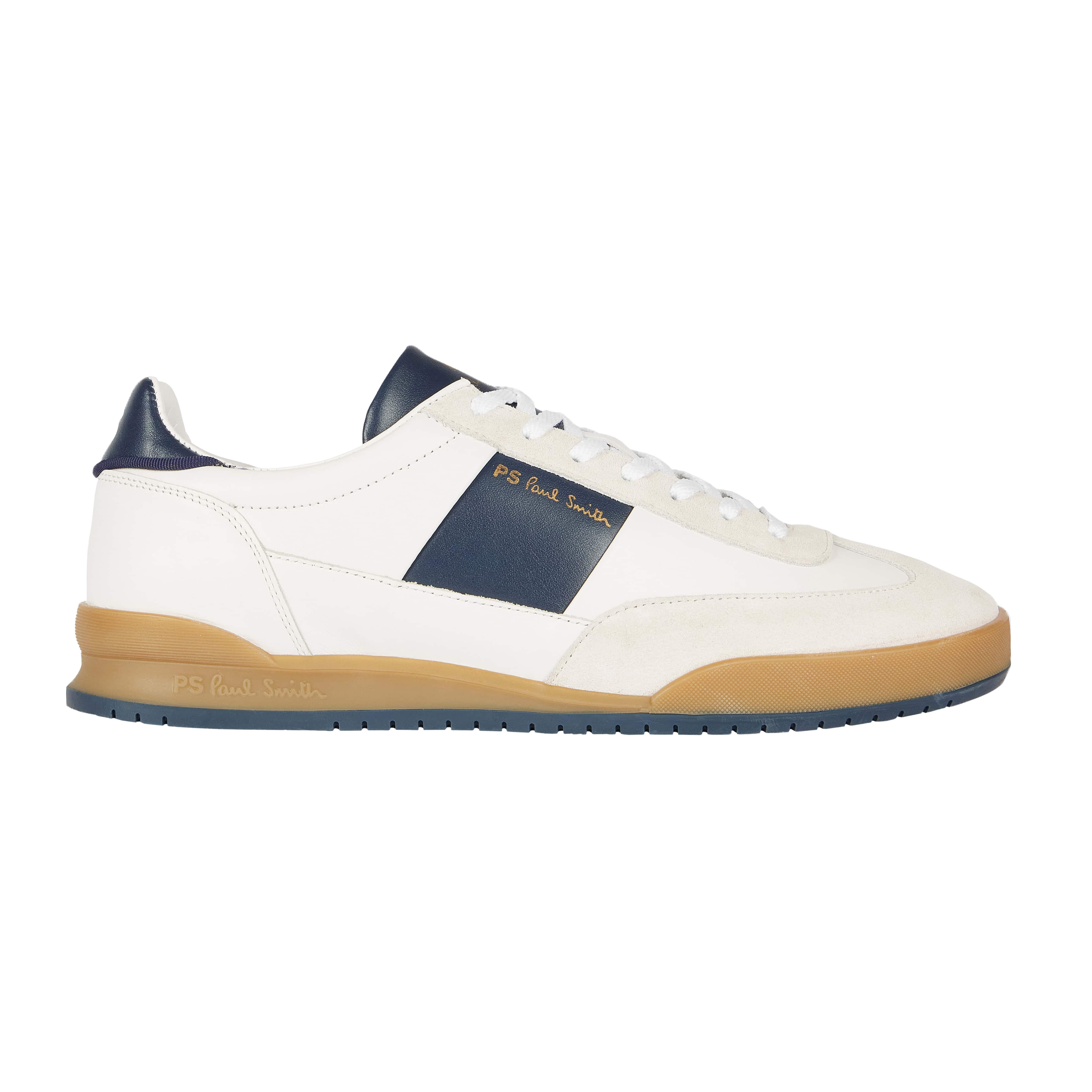 PAUL SMITH DOVER LEATHER SIDE PANEL TRAINERS
