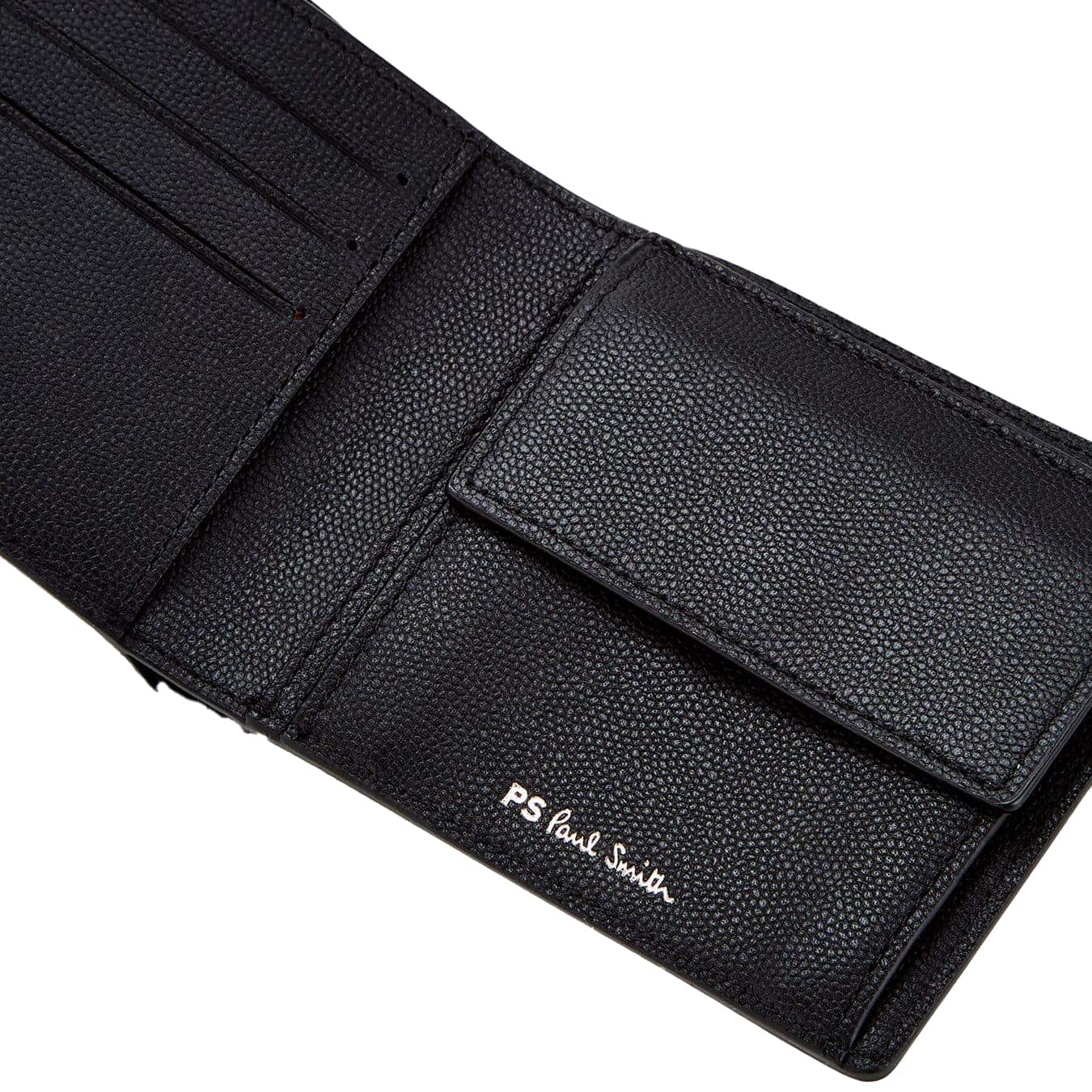 PAUL SMITH LEATHER BILLFOLD AND COIN WALLET