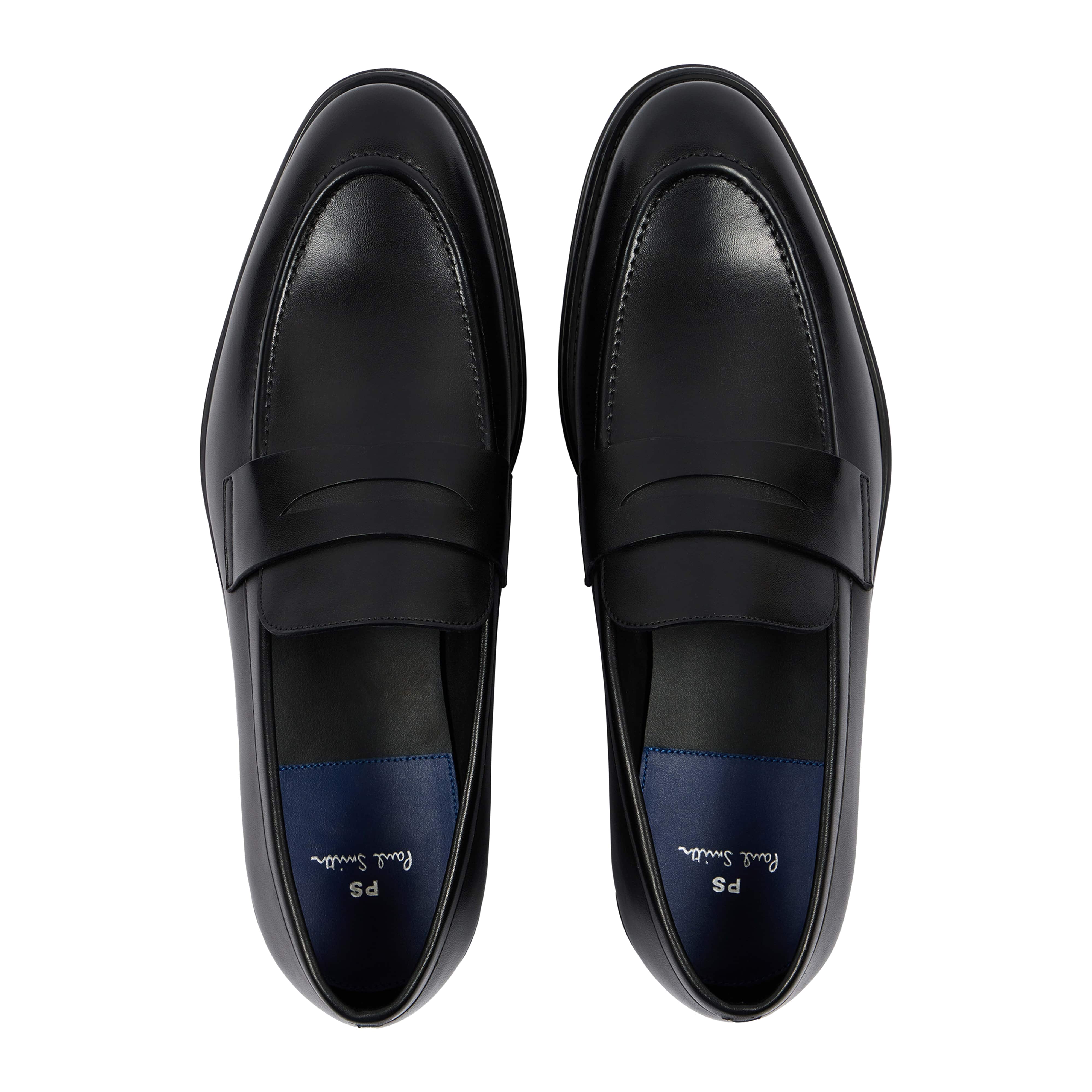 PAUL SMITH LEATHER PIERCE LOAFERS