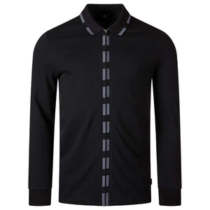 PAUL SMITH LONG SLEEVE ZIP POLO SHIRT