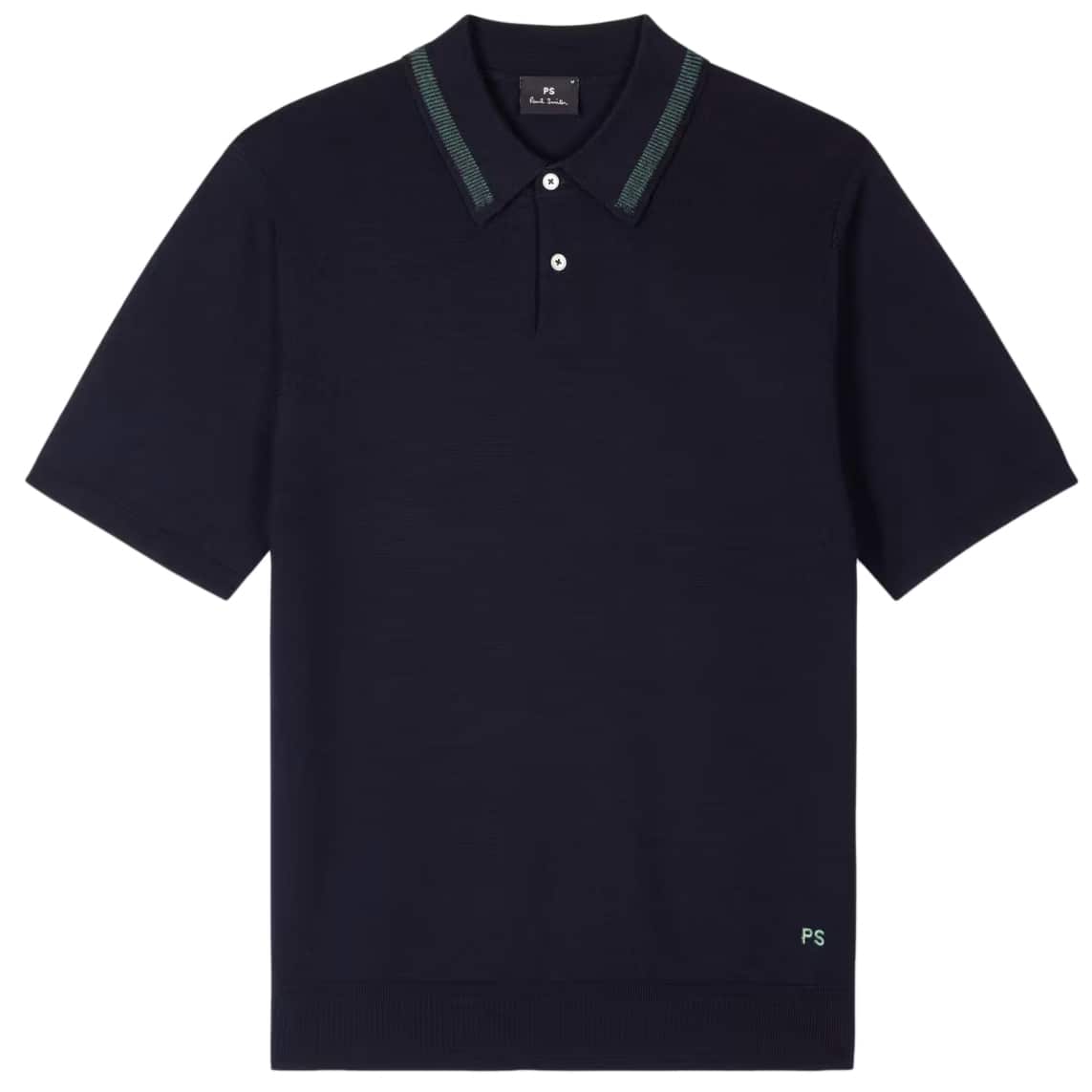 PAUL SMITH MERINO WOOL POLO SHIRT
