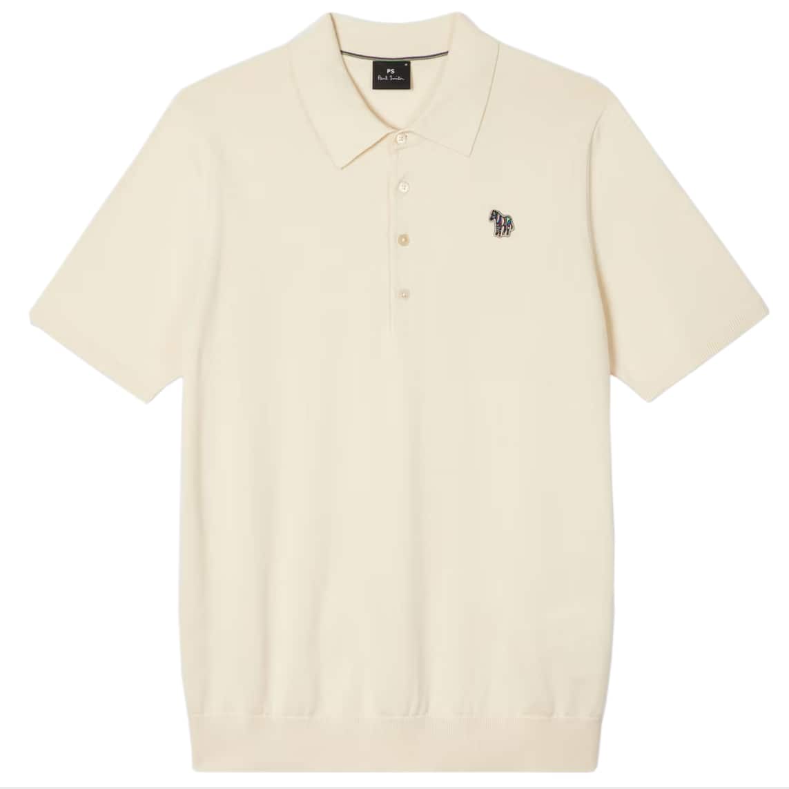 PAUL SMITH SHORT SLEEVE KNIT POLO SHIRT