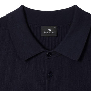 PAUL SMITH TEXTURED COTTON KNIT POLO