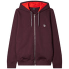 PAUL SMITH ZEBRA BADGE ZIP HOODIE