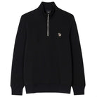 PAUL SMITH ZEBRA ZIP NECK SWEATSHIRT