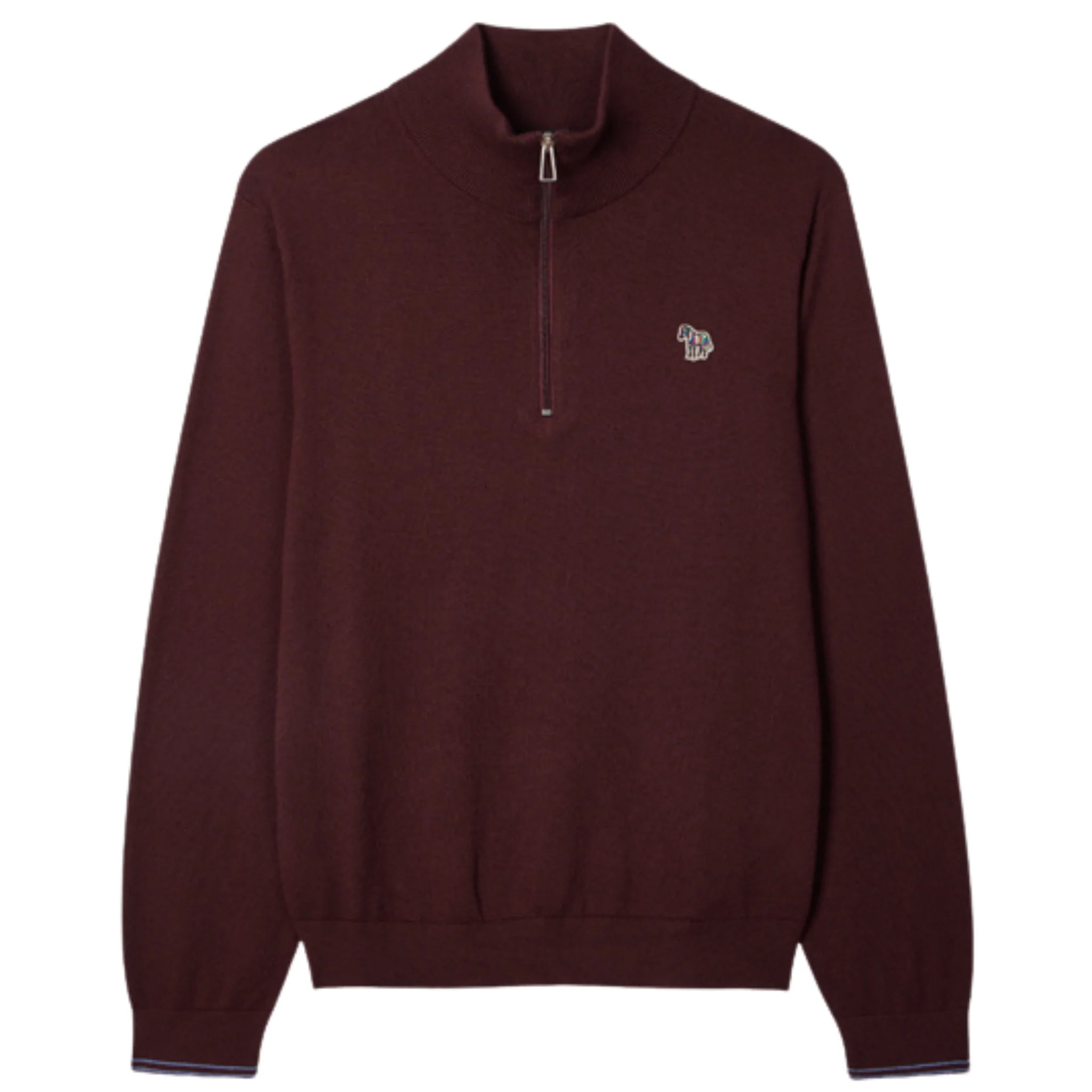 PAUL SMITH ZIP-NECK KNIT JUMPER