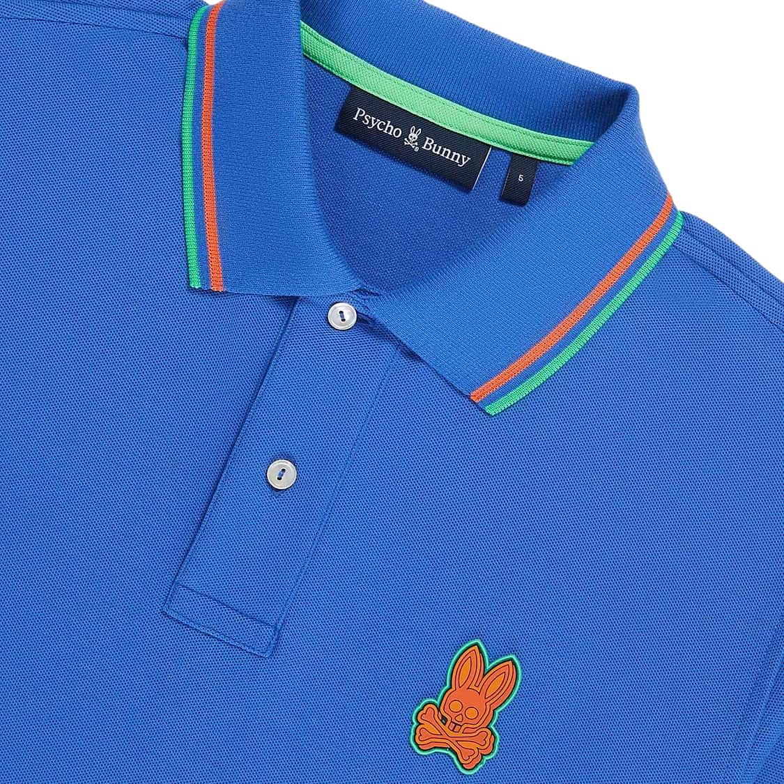 PSYCHO BUNNY BANKS FASHION PIQUE POLO SHIRT