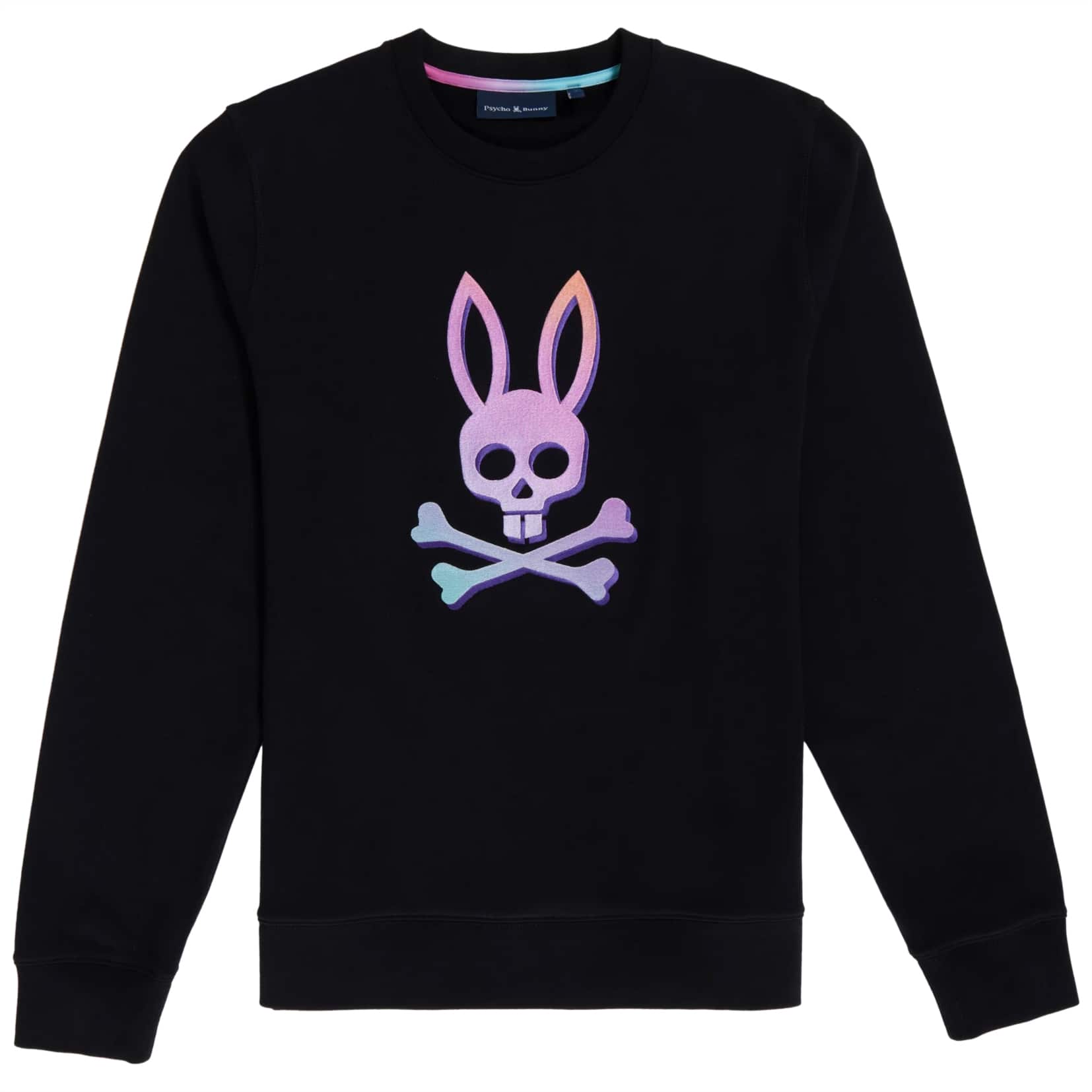 PSYCHO BUNNY BLOOMINGTON OMBRE EMBROIDERED SWEATSHIRT