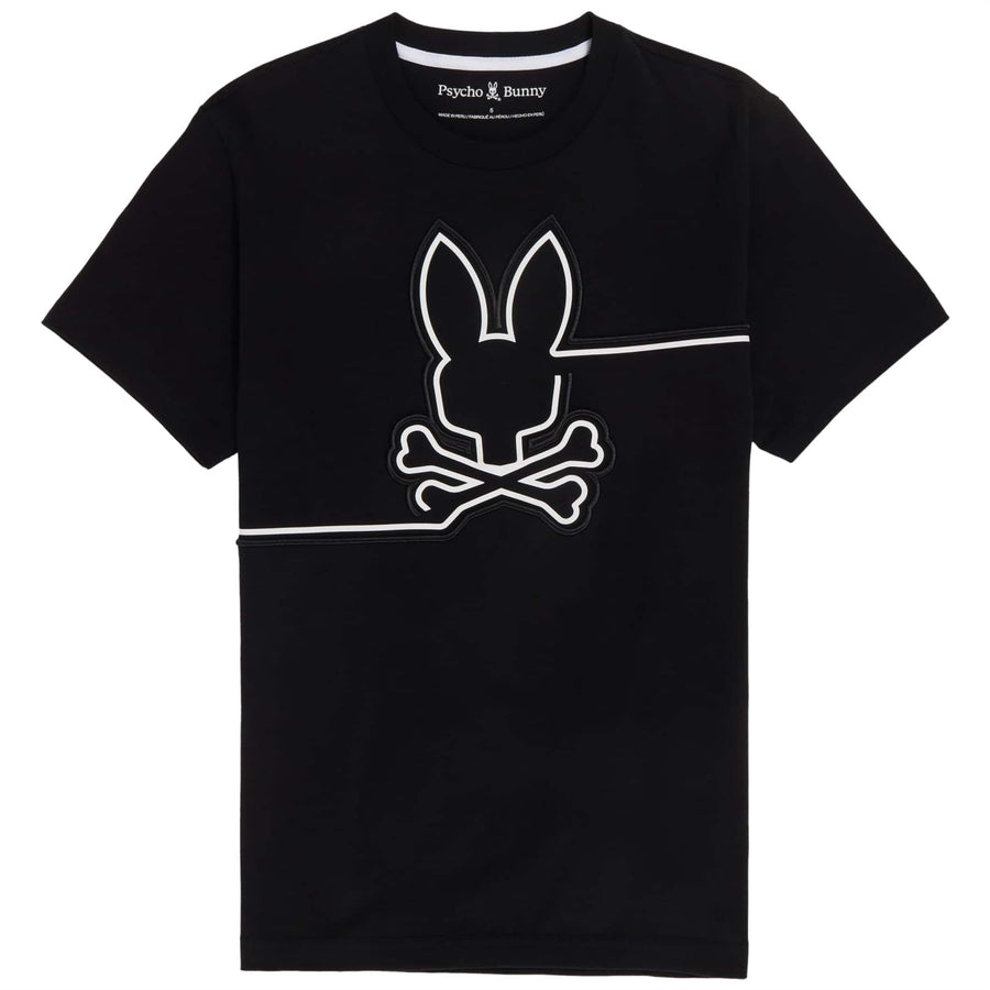 PSYCHO BUNNY CHESTER EMBROIDERED GRAPHIC T-SHIRT