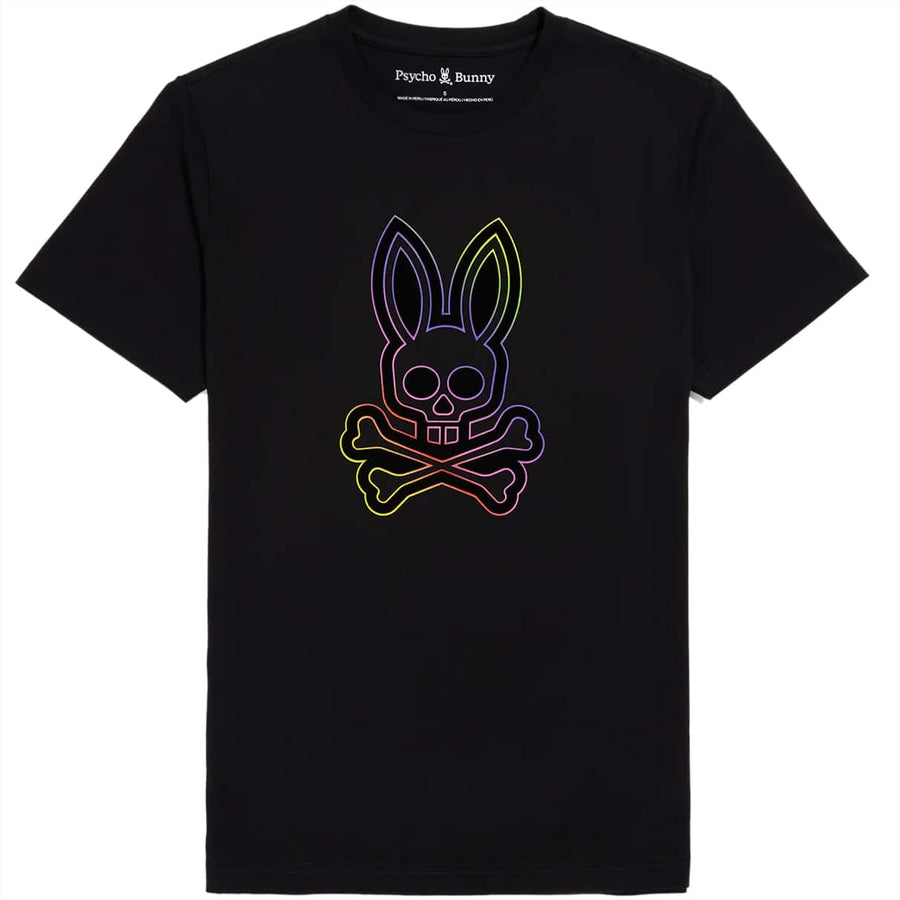 PSYCHO BUNNY COLTON FLOCKING GRAPHIC T-SHIRT