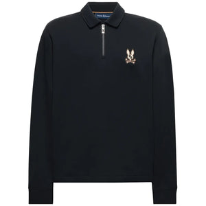 PSYCHO BUNNY DANIEL QUARTER ZIP SWEATSHIRT