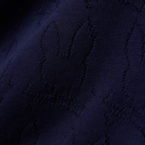 PSYCHO BUNNY HAROLD POINTELLE AOB KNIT POLO SHIRT