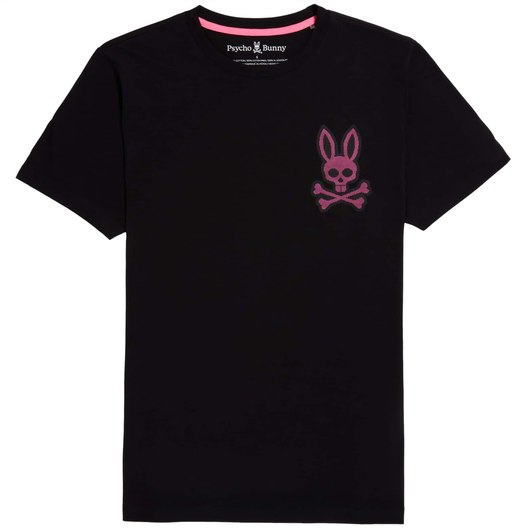 PSYCHO BUNNY LANCASTER CROSS STITCHED T-SHIRT