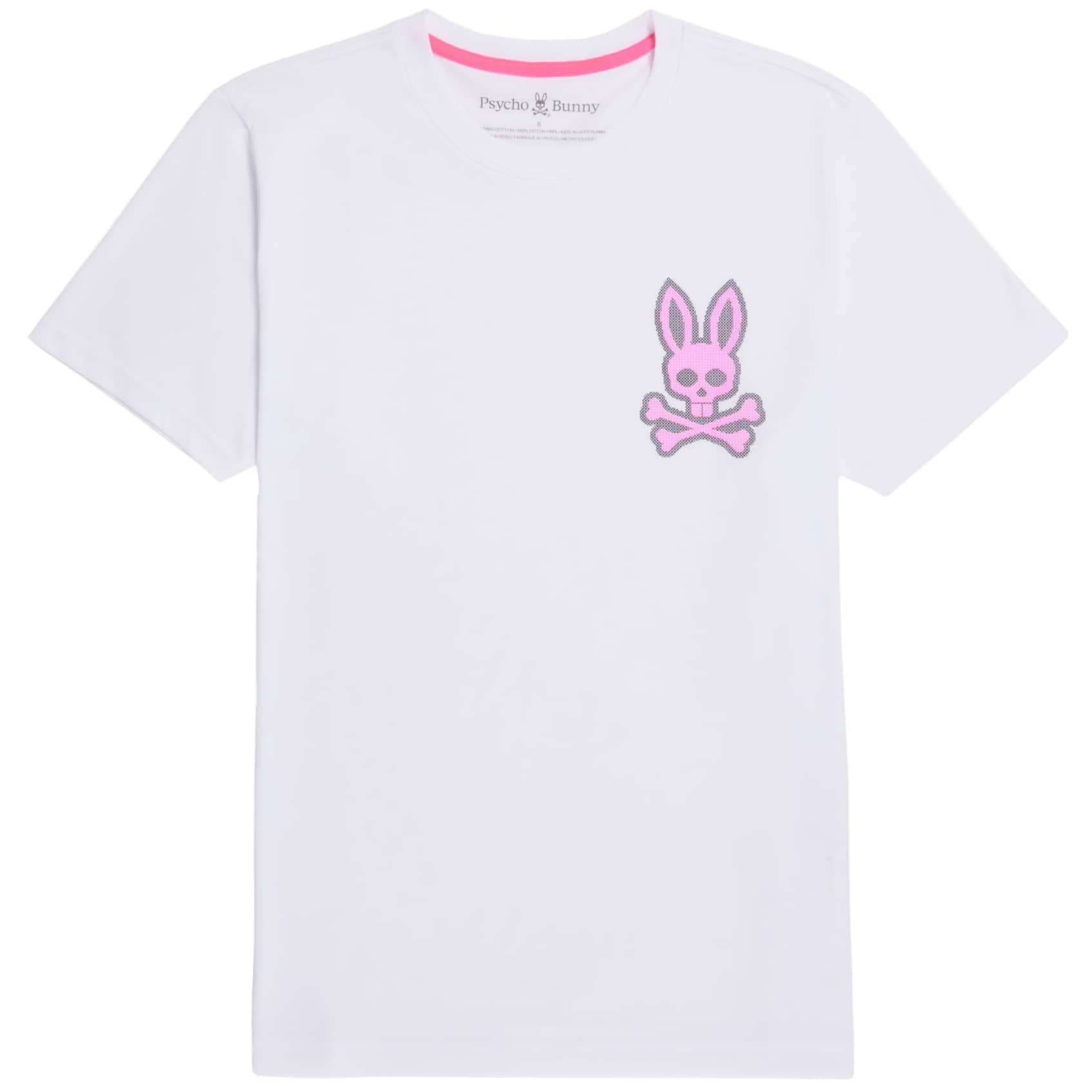 PSYCHO BUNNY LANCASTER CROSS STITCHED T-SHIRT