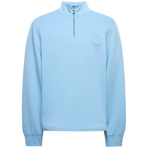 PSYCHO BUNNY NEV QUARTER ZIP SWEATSHIRT