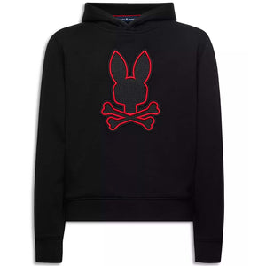 PSYCHO BUNNY SAYER EMBROIDERED HOODIE