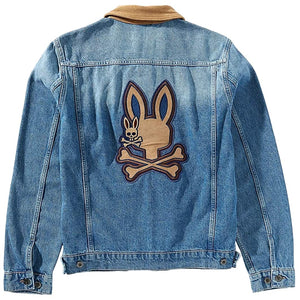 PSYCHO BUNNY WADE DENIM TRUCKER JACKET