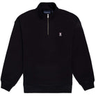 PSYCHO BUNNY YORKVILLE FLEECE HALF ZIP SWEATSHIRT