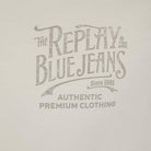 REPLAY DISTRESSED LETTERING T-SHIRT