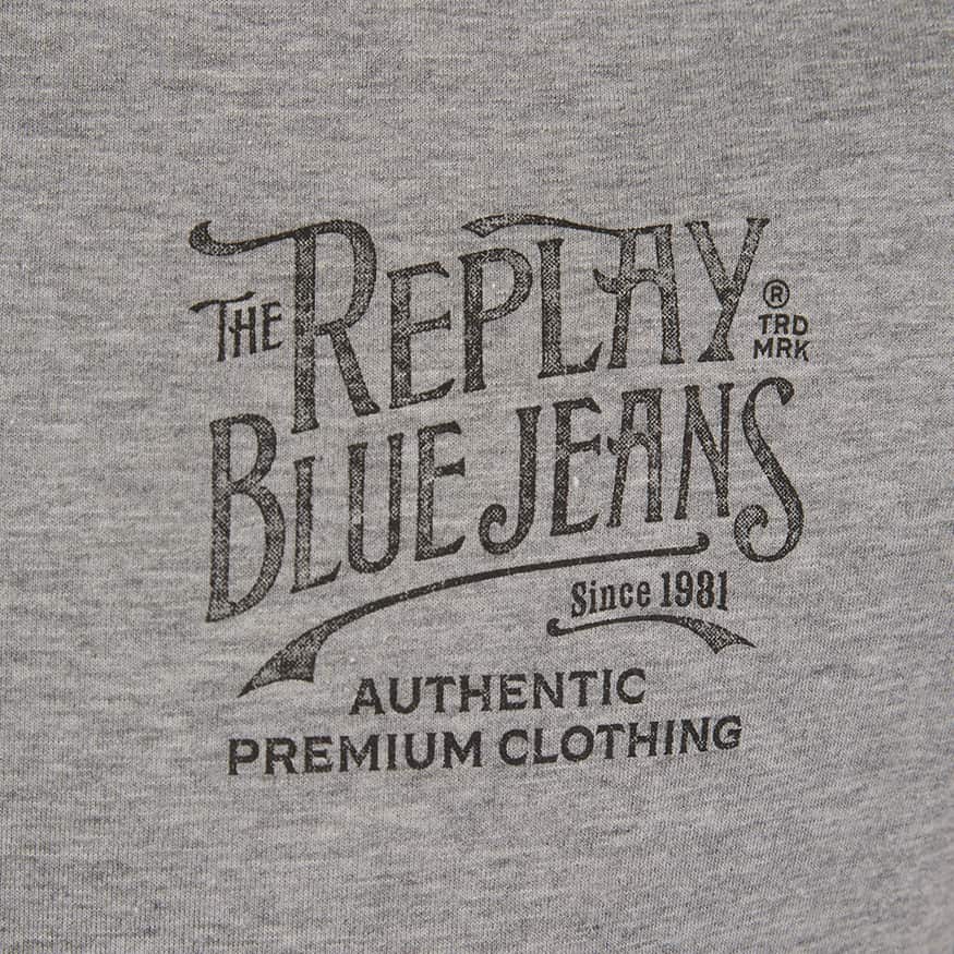 REPLAY PRINTED LOGO T-SHIRT