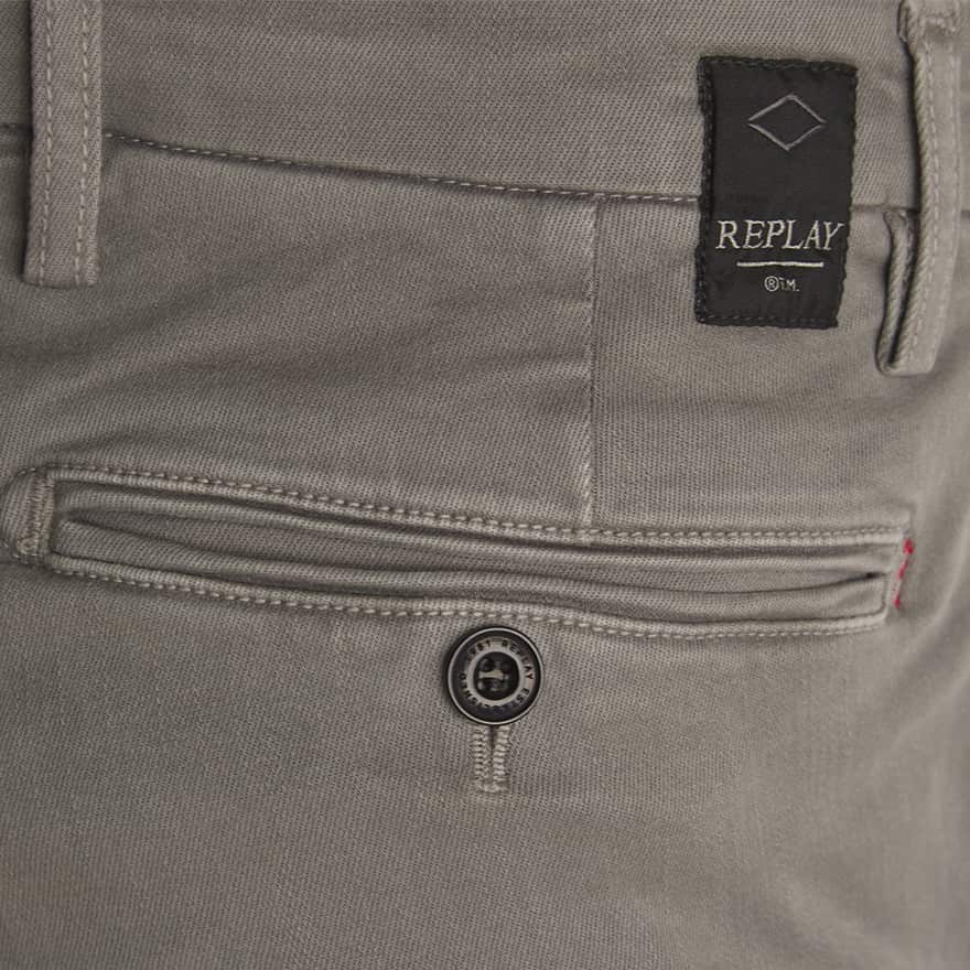 REPLAY ZEUMAR SLIM-FIT CHINO TROUSERS