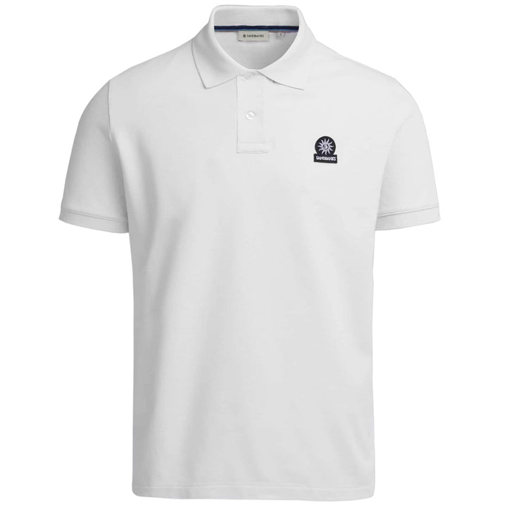 SANDBANKS BADGE LOGO POLO SHIRT