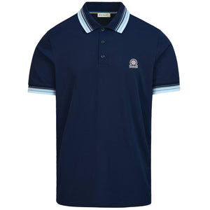 SANDBANKS GRADIENT RIB POLO SHIRT