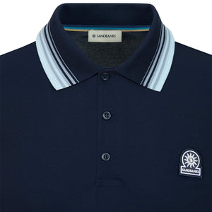 SANDBANKS GRADIENT RIB POLO SHIRT