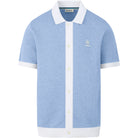 SANDBANKS KNITTED FULL BUTTON POLO SHIRT