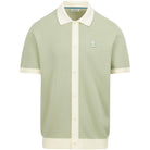 SANDBANKS KNITTED FULL BUTTON POLO SHIRT