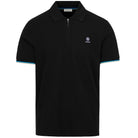 SANDBANKS ZIP PIQUE POLO SHIRT