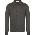 SEINSE COLLARED BUTTON KNIT CARDIGAN