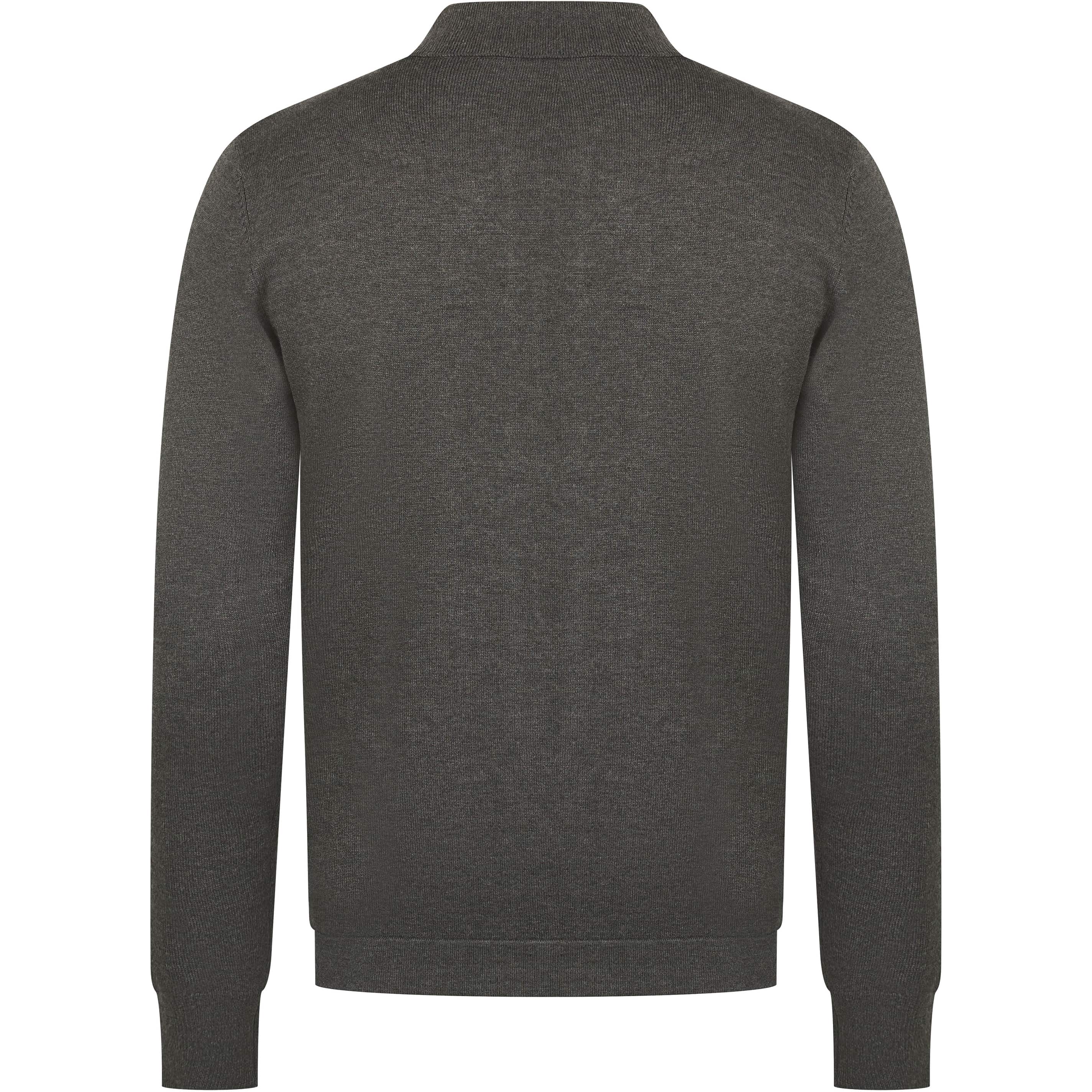 SEINSE COLLARED BUTTON KNIT CARDIGAN