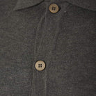 SEINSE COLLARED BUTTON KNIT CARDIGAN