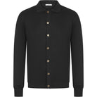 SEINSE COLLARED BUTTON KNIT CARDIGAN