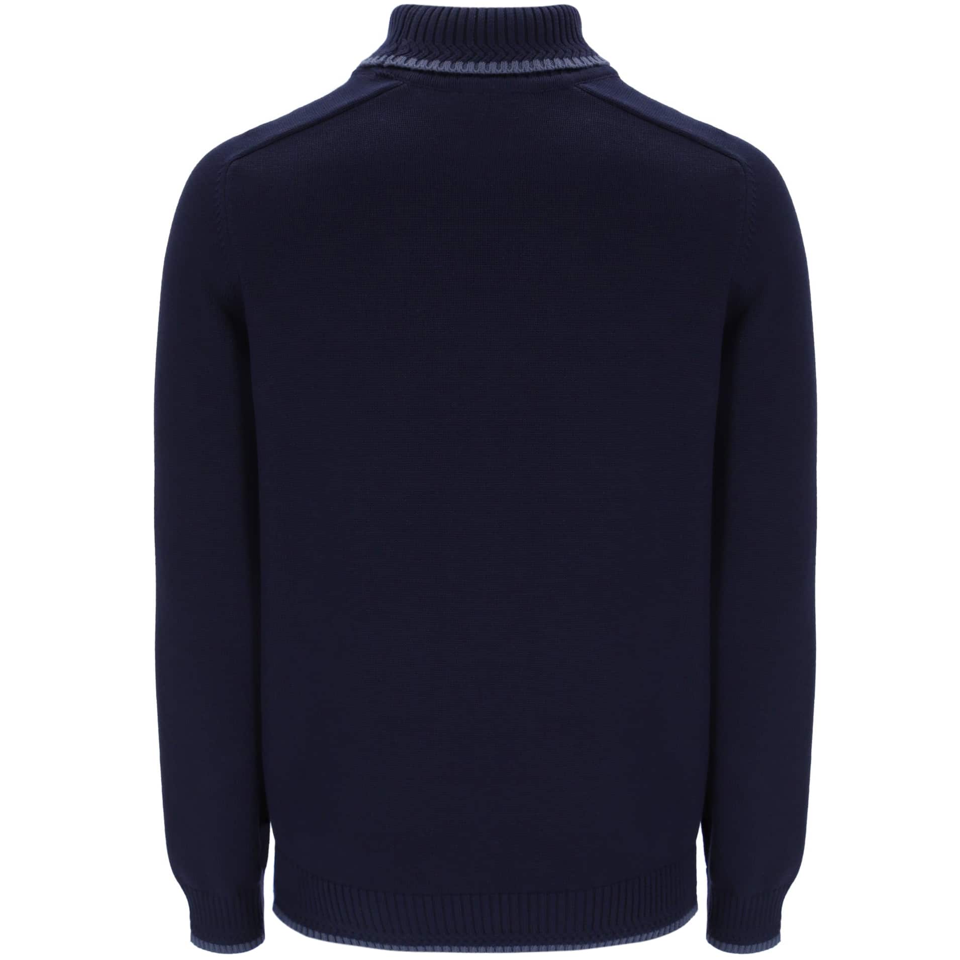 SERGIO TACCHINI CARUSO ROLL NECK KNIT JUMPER