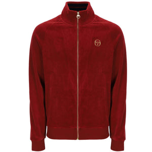 SERGIO TACCHINI COURT TIP VELOUR TRACK JACKET