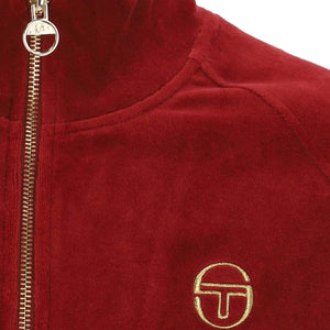 SERGIO TACCHINI COURT TIP VELOUR TRACK JACKET